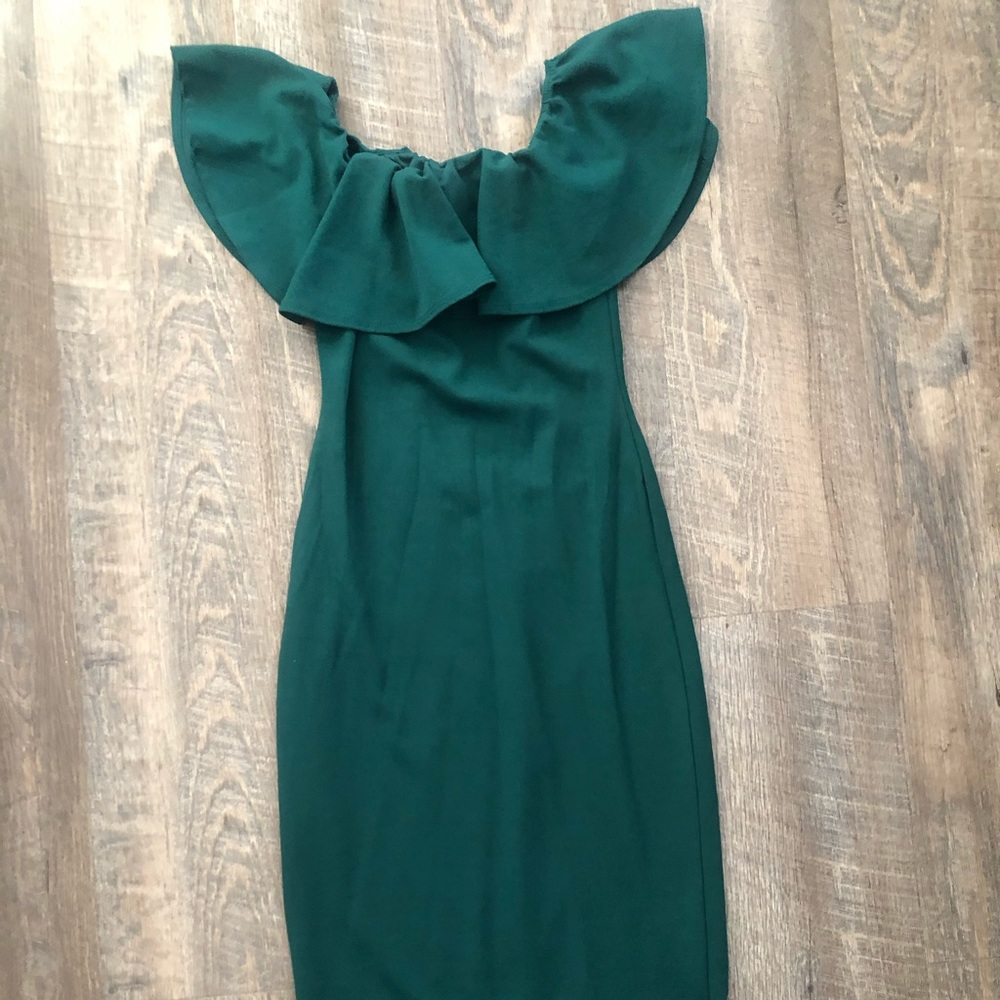 Mermaid emerald dress